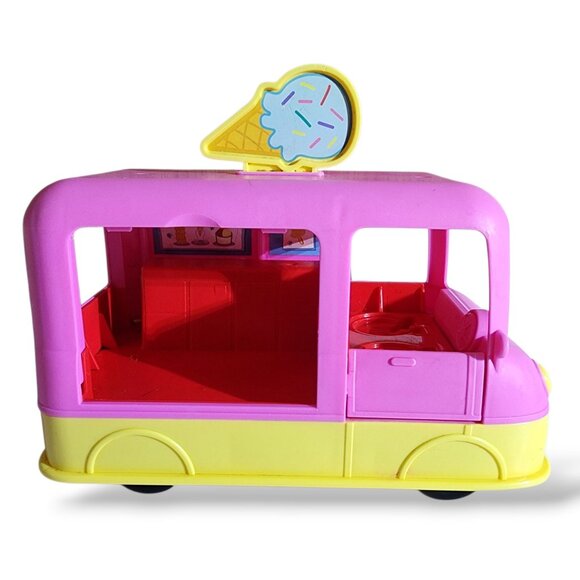 Peppa Pig Vehicle Toy Lot Train Cars Ice Cream Van Paw Patrol Helicopter Set - Picture 4 of 5